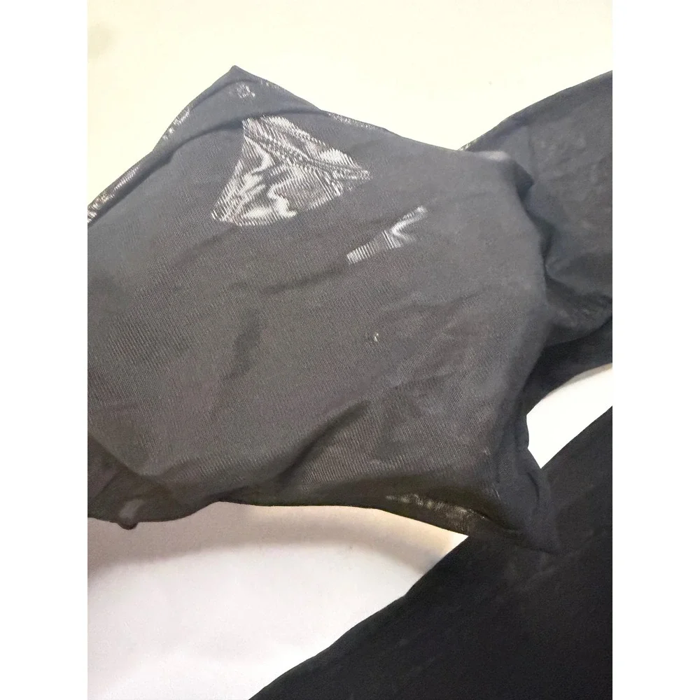 Art Class Girls Black Sheer Mesh Cover Up Pants Wide Leg Lettuce Edge PID-WRY226